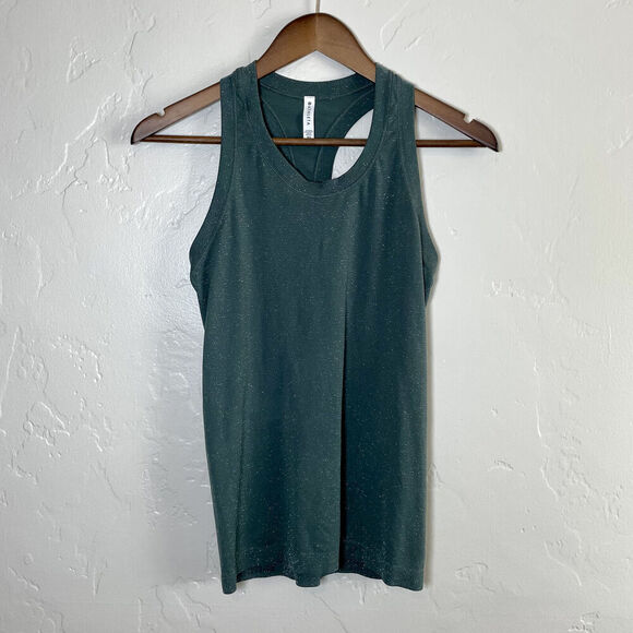 Athleta Momentum Seamless Tank Size XS - Racerback Shimmer Gray Lightweight - Picture 2 of 8